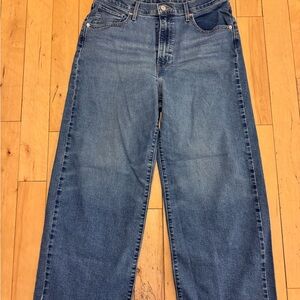 Levi's Blue Flare & Wide Leg Jeans